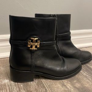 Tory Burch Logo Booties